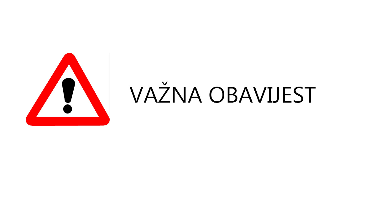 Važna obavijest vezana za Natječaj za sredstva od upisnina studenata Sveučilišta u Splitu za 2017.godinu